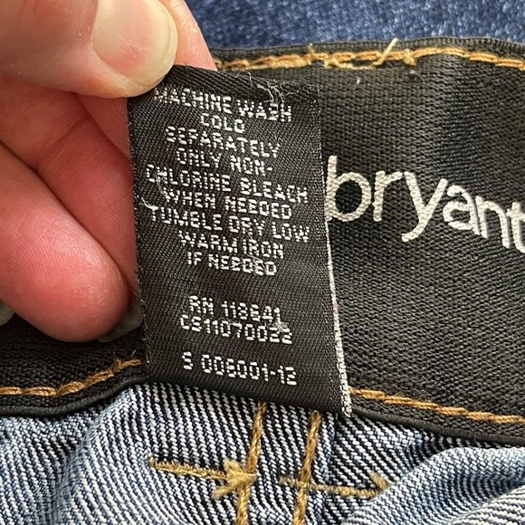 Lane Bryant Stretch Jeans Hi Rise Wide leg Cropped Crop Side Flap Womens Plus 16 - Picture 7 of 7